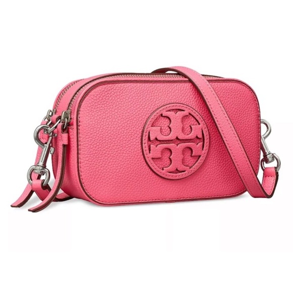 NWT , tory burch mini miller crossbody. Bag 145667 pink love - Picture 16 of 16
